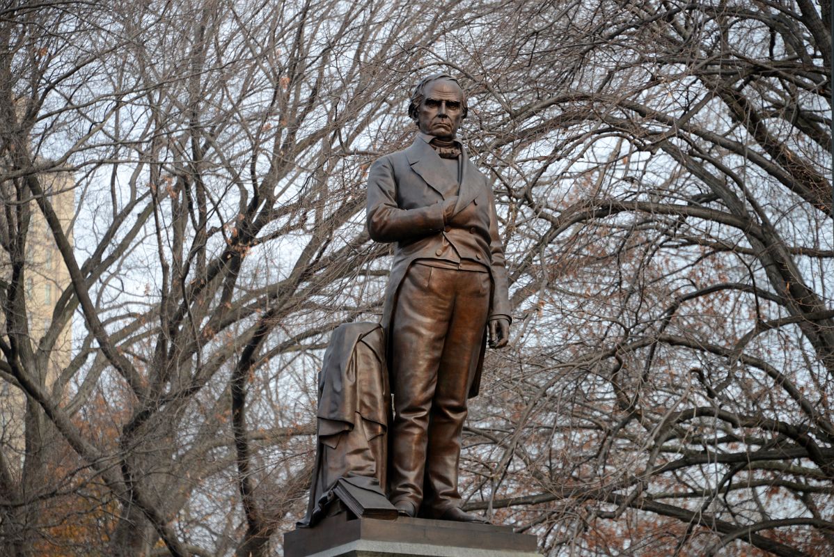 18B Daniel Webster Massachusetts Senator Sculpture By Thomas Ball In Central Park West Drive 72 St